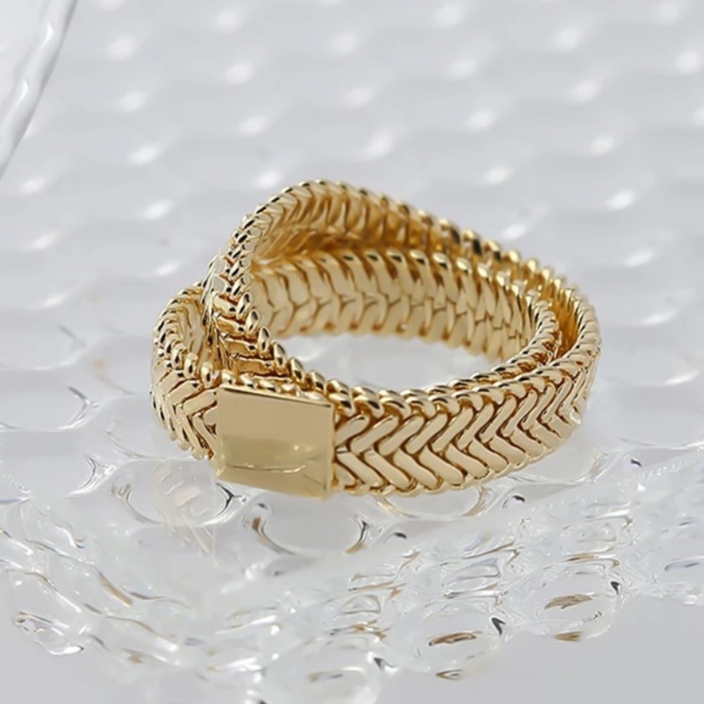 Gold Wrap Ring NWT - Picture 3 of 3